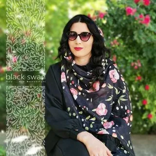 شال زنانه سوپر نخ طرح شقایق کد 01