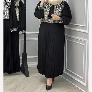 ژیله و پیراهن و کمربند جنس تافته و مازراتی 
