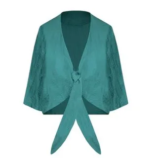 رویه زنانه مدل گره ای کد AK1219  رنگ سبز