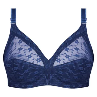 سوتین زنانه پانیذ مدل بدون فنر کد 66500 رنگ سرمه ا...