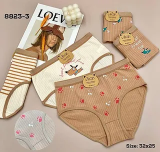 شورت نخی زنانه کبریتی مدل  BEST FRIEND کد 8823-3