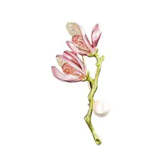 گل سینه زنانه مدل گل لیلیوم کد 00911