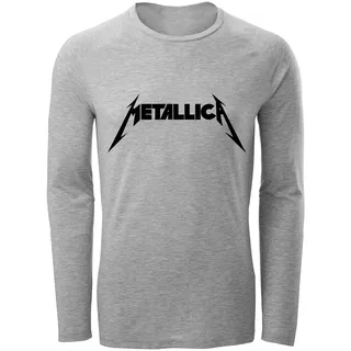 تی شرت آستین بلند مردانه طرح metallica کد S282