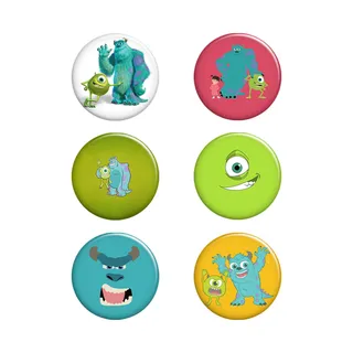 پیکسل ابیگل طرح انیمیشن کارخانه هیولاها سالیوان Monsters Inc کد 010 مجموعه 6 عددی