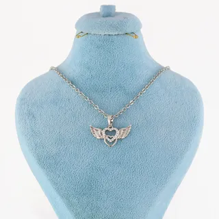 گردنبند زنانه ژوپینگ مدل قلب کد AAB492