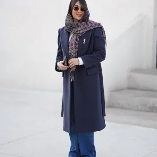 پالتو فوتر بلند زنانه مدل لارنس