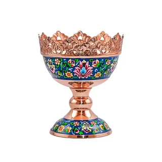 آجیل خوری پایه دار مس و پرداز کد 376
