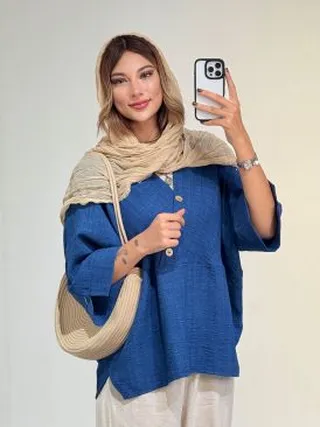 شومیز جلوبسته صوفیا تولید ایواز کد 19207