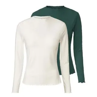 تی شرت آستین بلند زنانه اسمارا مدل کبریتی کد 333 بسته 2 عددی