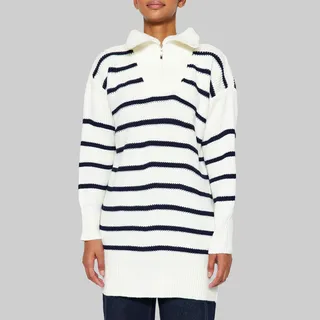 پلیور یقه برگردان زنانه مدل 663775761 طرح ترندیول