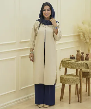 مانتو مجلسی بلند زنانه السانا مدل 2110