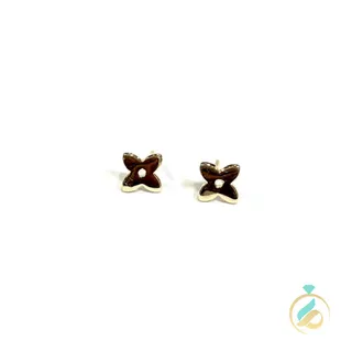 گوشواره طلا لویی ویتون سوزنی