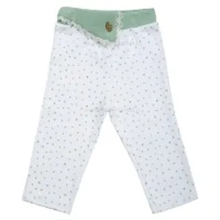 شلوار طرح يونيکورن تمام چاپ رنگ سفيد سايز 3-0 ماه برند نيلي Nili