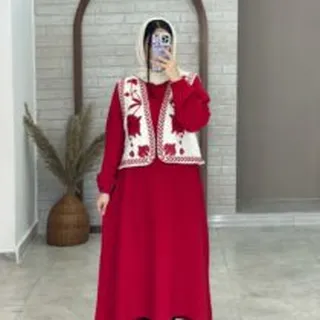 پیراهن شمیم قرمز