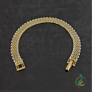 دستبند رولکسی دورنگ
