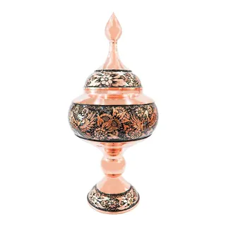 شکلات خوری مسی مدل الماس تراش کد 117