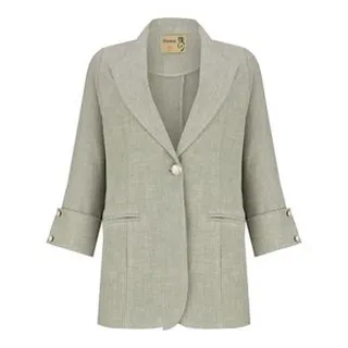 مانتو کتی زنانه السانا مدل نازلار کد 210511 رنگ سبز مغز پسته‌ای