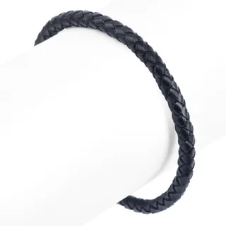 دستبند بافت مشکی براق