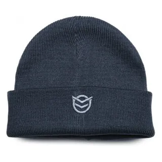 (B010)DRAK BLUE-GRAY BEANIE HAT