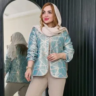 کت آستین پفی ژاکارد ۴۵۴۰۰۱۲