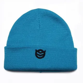 (B024)CYAN BEANIE HAT