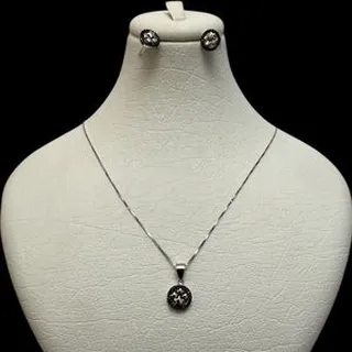 نیم ست نقره زنانه مدل 2346