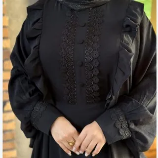 مانتو عبایی ثمین مجلسی زنانه کد 00354