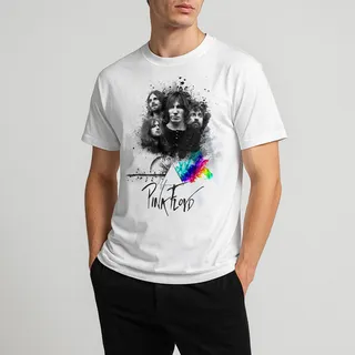 تی شرت انارچاپ طرح پینک فلوید مدل T06003