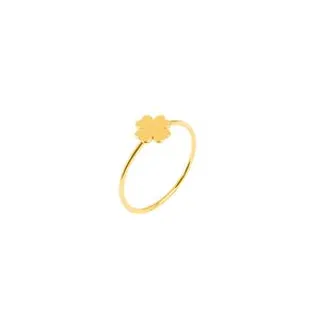 انگشتر طلا 18 عیار زنانه سایا گلد مدل شبدر WR1209 سایز 55