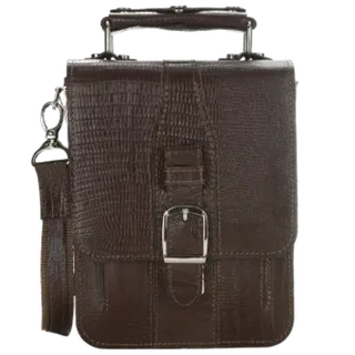 کیف دوشی مردانه چرم طبیعی مدل هیوا کد 2569