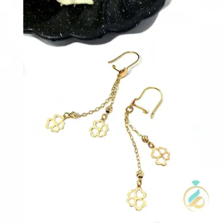 گوشواره طلا آویز تبسم