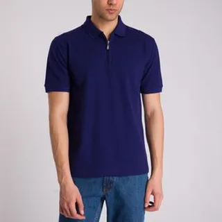 پولوشرت آستین کوتاه مردانه ایزی دو مدل 100177007741193125 رنگ سرمهای