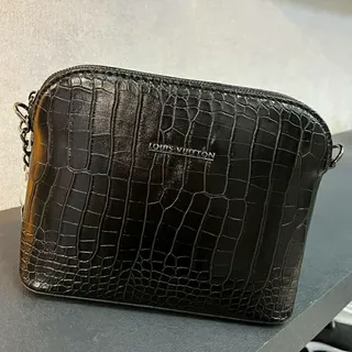 کیف شیک جادار مشکی و کرم زنانه دخترانه کوچ coach لویی ویتون کرمی چرم سنگی جا دار مجلسی دستی دوشی پاسپرتی صندوقی پاسپورتی