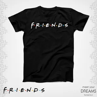 تیشرت مشکی فرندز