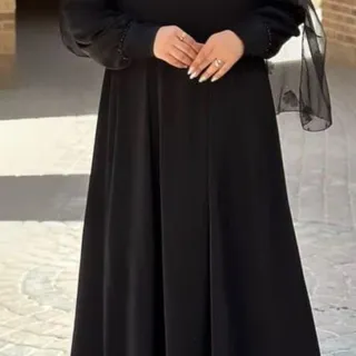 مانتو عبایی مروارید مجلسی الیزه درجه یک زنانه کد99906