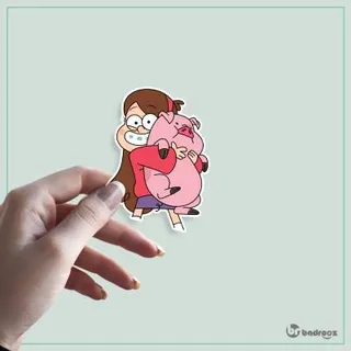 استیکر و برچسب آبشار جاذبه (Mable)-2