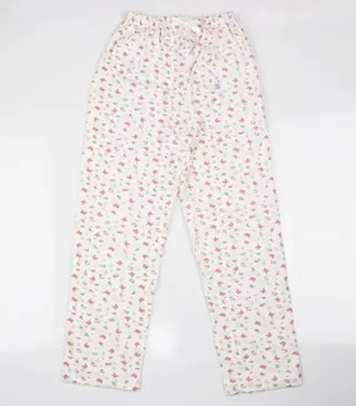 شلوار نخی و راحتی زنانه طرح دار کد 134193