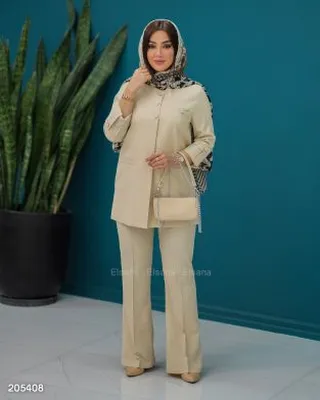 مانتو و شلوار مدل شیوارا کد 2054