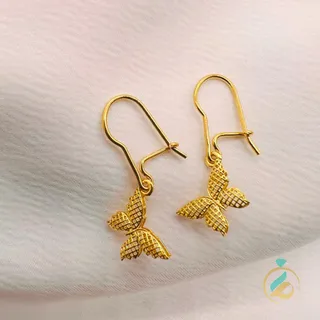 گوشواره طلا پروانه ی یکتاخواه