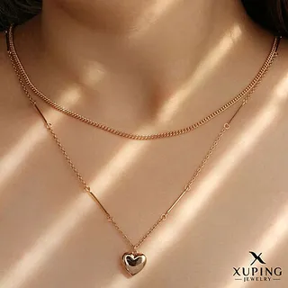 گردنبند دولاین قلب‌آویز ژوپینگ