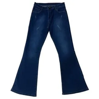 شلوار جین دم پا گشاد زنانه مدل D2