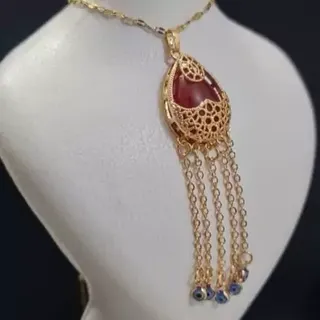 گردنبند عقیق زنانه آویزدار