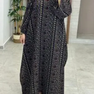 پیراهن پانچ بلوط سنتی سورمه ای زرشکی