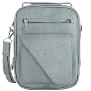 کیف دوشی مردانه چرم طبیعی مدل سورنا کد 2609