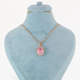 گردنبند زنانه ژوپینگ مدل جواهری کد AAB630