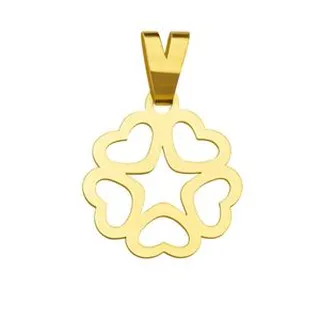 آویز گردنبند طلا 18 عیار زنانه گالری صادقی طرح قلب مینیمال