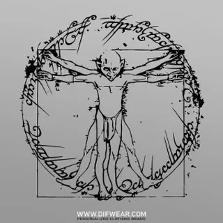 تیشرت Leonardo Da Vinci vs. The Lord of the Rings