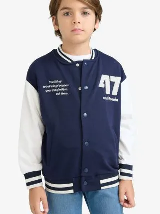 سویشرت پسرانه سرمه ای دفکتو