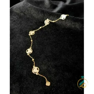 دستبند طلا دلربا پولکی