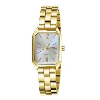 ساعت مچی عقربه‌ای کوارتز زنانه مدل کلاسیک لوکس قفل دستبندی کد ۱